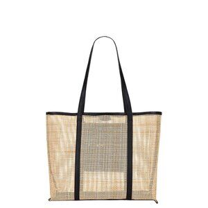 Casa Clara Lei Lei Bag in Natural & Black Womens Beach Tote Shopper